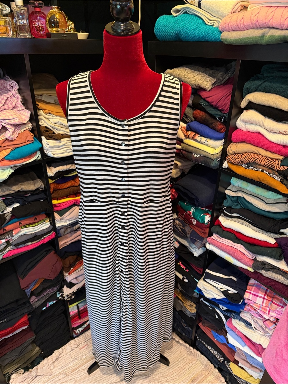 #455. Torrid size 00 striped maxi dress